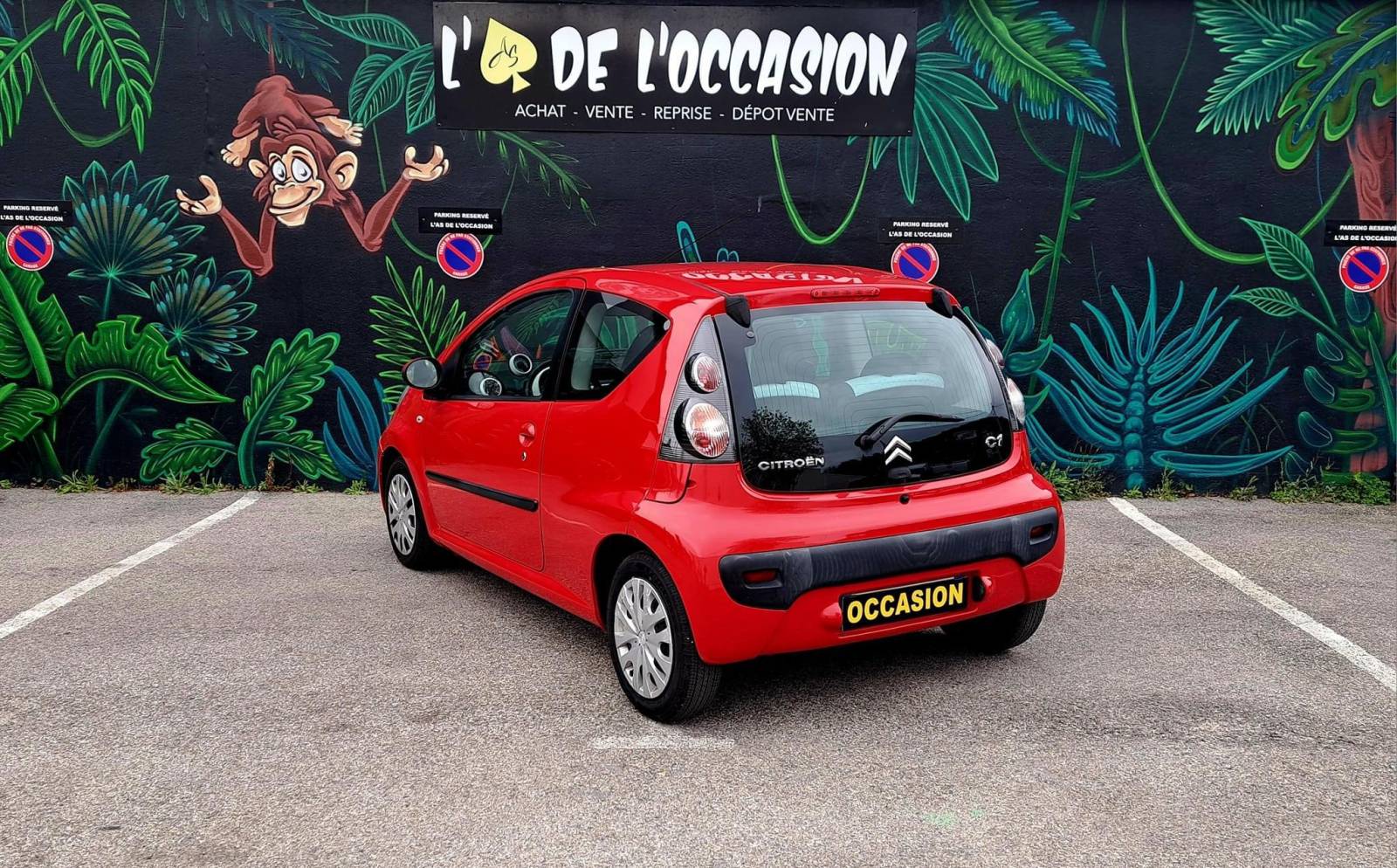 C1 d'occasion essence 3 portes rouge 1.0 12V Phase 2 avec 100 000KMS à Hyères