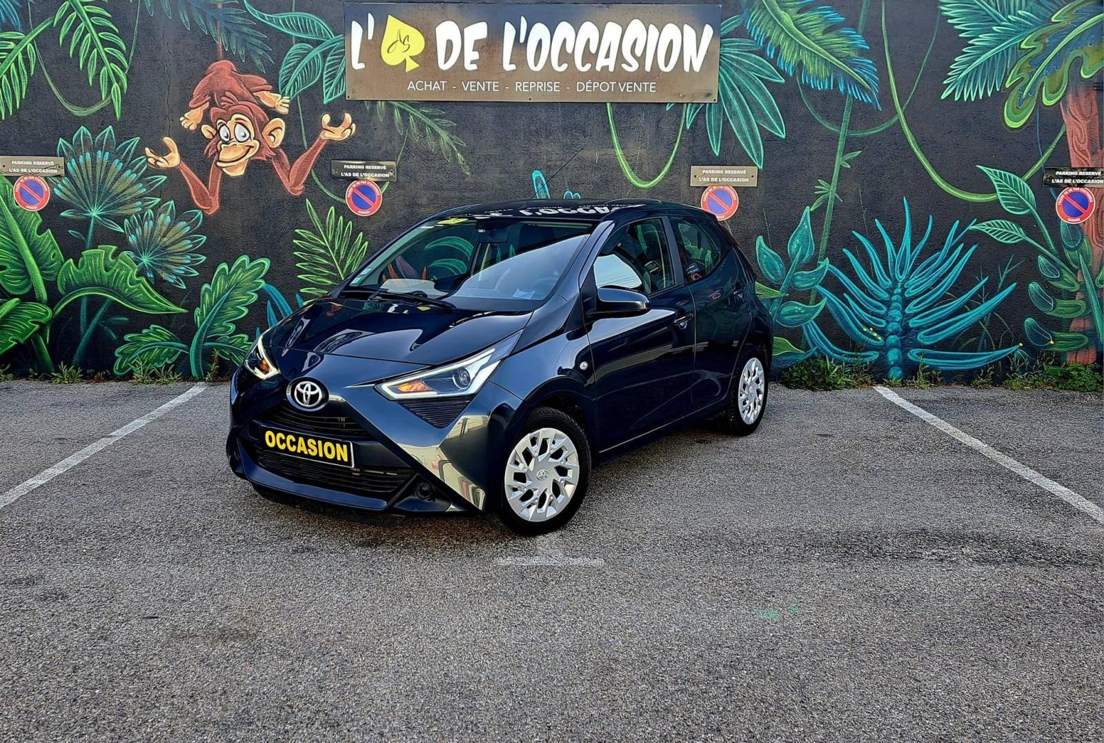 Vente d'une Toyota Aygo essence boite automatique 70 ch de 2019 avec 17 000kms proche de Toulon